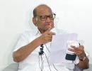 Day after split in NCP, Sharad Pawar hits the road