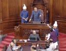 AAP MP Sanjay Singh suspended from Rajya Sabha