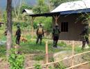 Kuki militant camp burnt after gunfight in Manipur