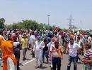 Farmers block Delhi-Chandigarh highway for 2nd day