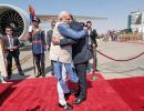 Modi arrives in Egypt on two-day state visit