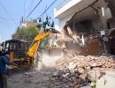 UP bulldozes home of former MP Atique Ahmed's aide