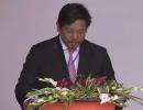 Sangma sworn in as Meghalaya CM with 2 deputies