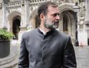 Uproar over Rahul's remarks in UK stalls Parliament