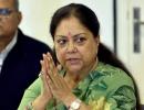 What Vasundhara Raje says on Gehlot's bombshell