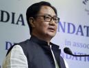 What Rijiju said after being replaced as law minister