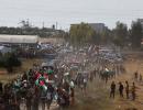 Israeli cops open fire on protesting Palestinians