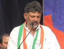 D K Shivakumar is 'not happy' despite Karnataka win