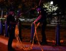 Truck crashes into security barriers near White House