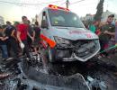 Israel defends bombing ambulance in Gaza