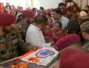 'Photo-op' with martyr's mom: UP leaders draw flak