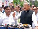 ED raids Rajasthan Cong chief; summons Gehlot's son