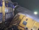 14 killed, 50 hurt as 2 passenger trains collide in AP