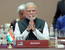 G20: Name card in front of PM reads Bharat, not India