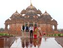 PHOTOS: Sunak, Akshata perform 'puja' at Akshardham