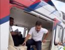 Rahul's helicopter checked by poll officials in TN