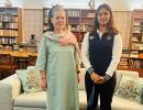 When double Olympic medallist Manu met Sonia Gandhi