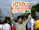 Bangla Hindus Protest Against Attacks