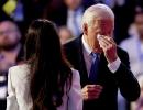 Biden Sheds A Tear Before DNC Speech