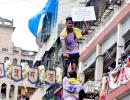 Blind Govindas Celebrate Dahi Handi