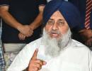 Sukhbir Badal ordered to clean shoes at Golden Temple