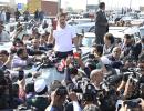 On way to Sambhal, Rahul, Priyanka stopped at UP border