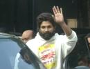 Allu Arjun Walks Out After Night in Prison