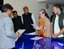 RS polls: Sonia Gandhi files nomination in Jaipur