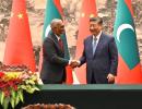 Maldivian Prez praises Xi, China amid row with India