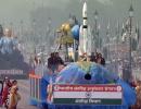 Chandrayaan-3 women scientists march at R-Day parade