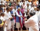 Oppn upset at non-Cong PM's 3rd term, Modi tells NDA