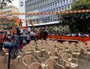 BJP HQ In Mumbai Wears A Deserted Look