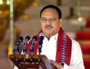 Nadda back as health minister after heading BJP