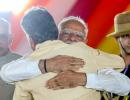 Modi Gives Naidu His Hug Treatment