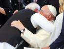 Modi hugs Pope Francis at G7; invites him to India