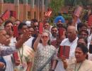 Oppn protests in Parl with Constitution copies in hands