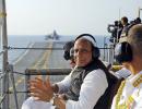 What's Raksha Mantri Doing At Sea?