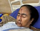 Mamata has a fall, injured, rushed to hospital