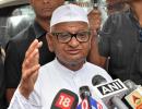 Irony that Kejriwal who fought against...: Hazare