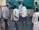 YSRC MLA caught on camera damaging EVM