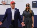 Trump, Melania Vote In Florida