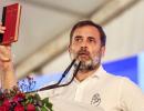 Modi has never...: Rahul on 'blank Constitution copy'