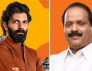 Poll rivals shake hands outside Siddhivinayak temple