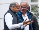 Cong sends Gehlot, Baghel to Maha ahead of results