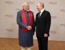 Modi Stands Out In A Room Of Suits