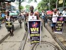 Docs to rickshaw pullers, Kolkata rocked by protests