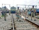 70 kg cement blocks kept on tracks to derail train