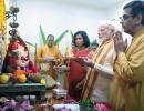 Modi attends Ganpati Puja at CJI Chandrachud's home