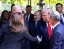 Kamala Shakes Hands With Trump At 9/11...