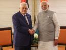 Modi meets Palestinian Prez in NY, discusses Gaza